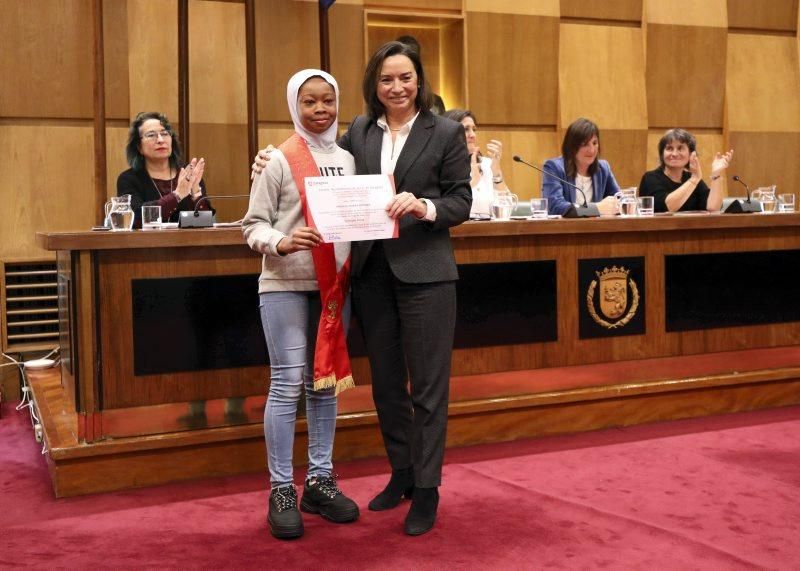 Pleno infantil del Ayuntamiento de Zaragoza