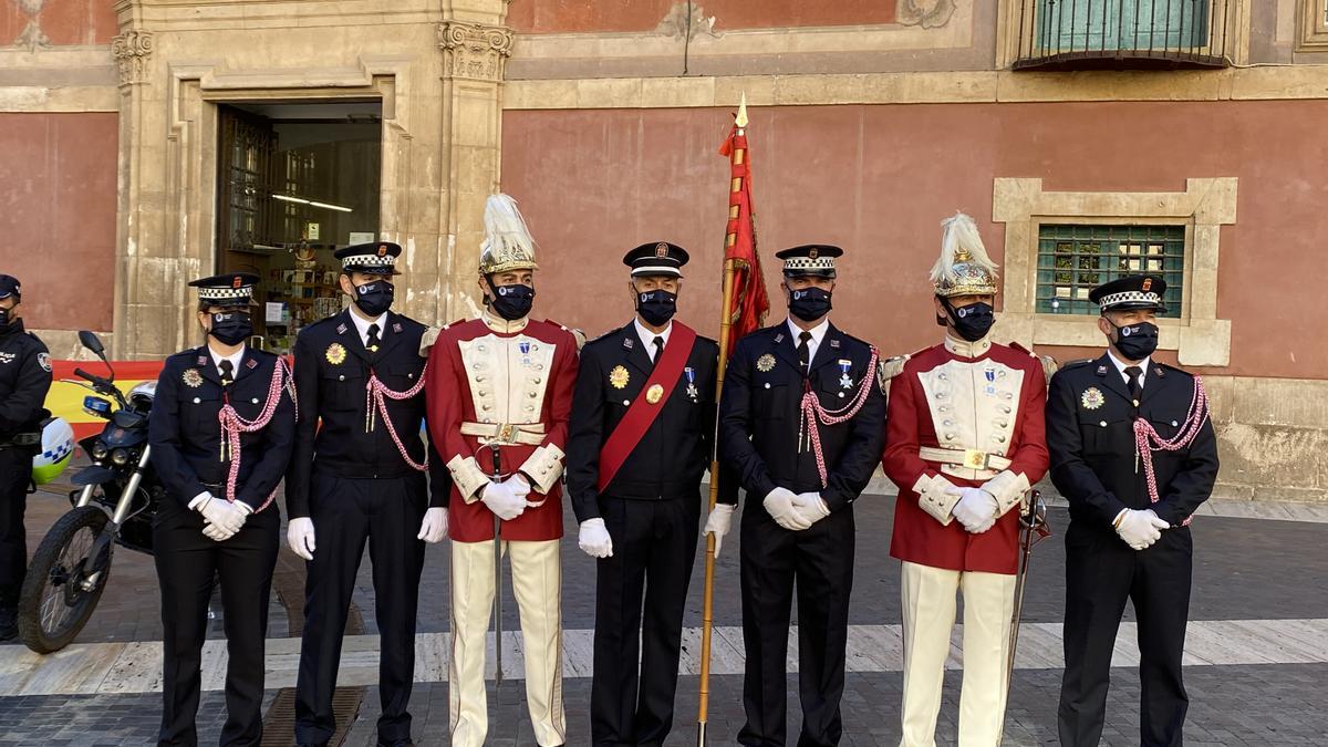 Participantes en el acto de San Patricio de Murcia.