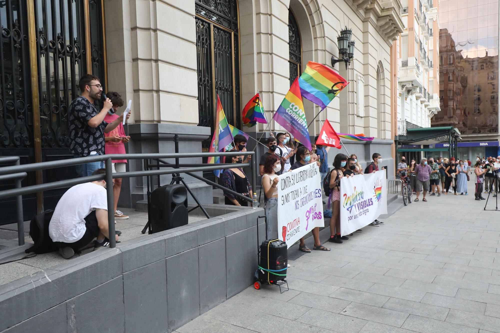 Concentración contra la homofobia en Zaragoza el 11 de septiembre