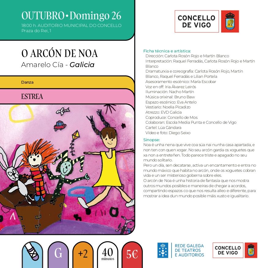 Ficha de «O Arcón de Noa» de VigoCultura 2025