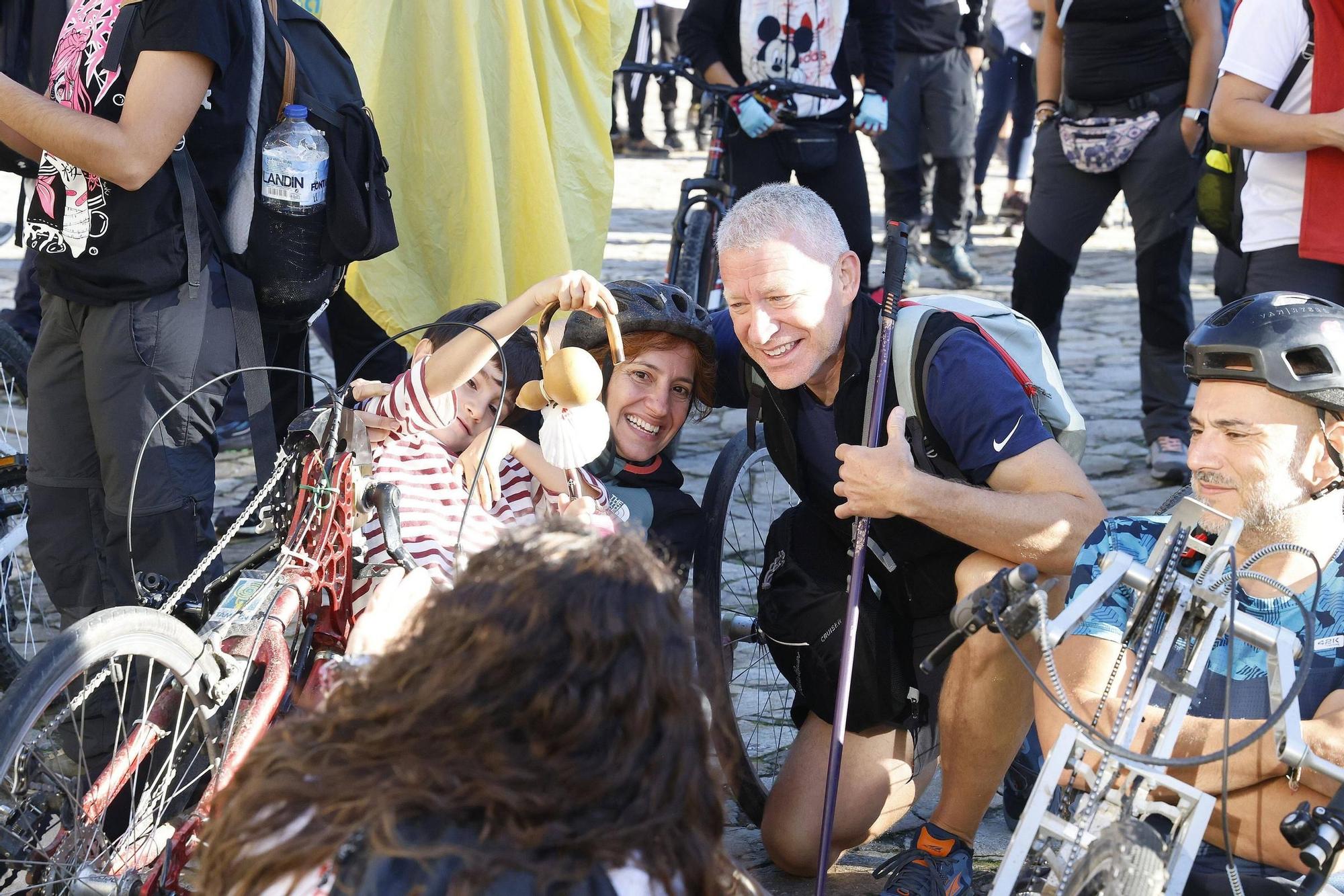 Vicente del Bosque e Irene Villa, en Santiago con el Camino de Valores por la inclusión