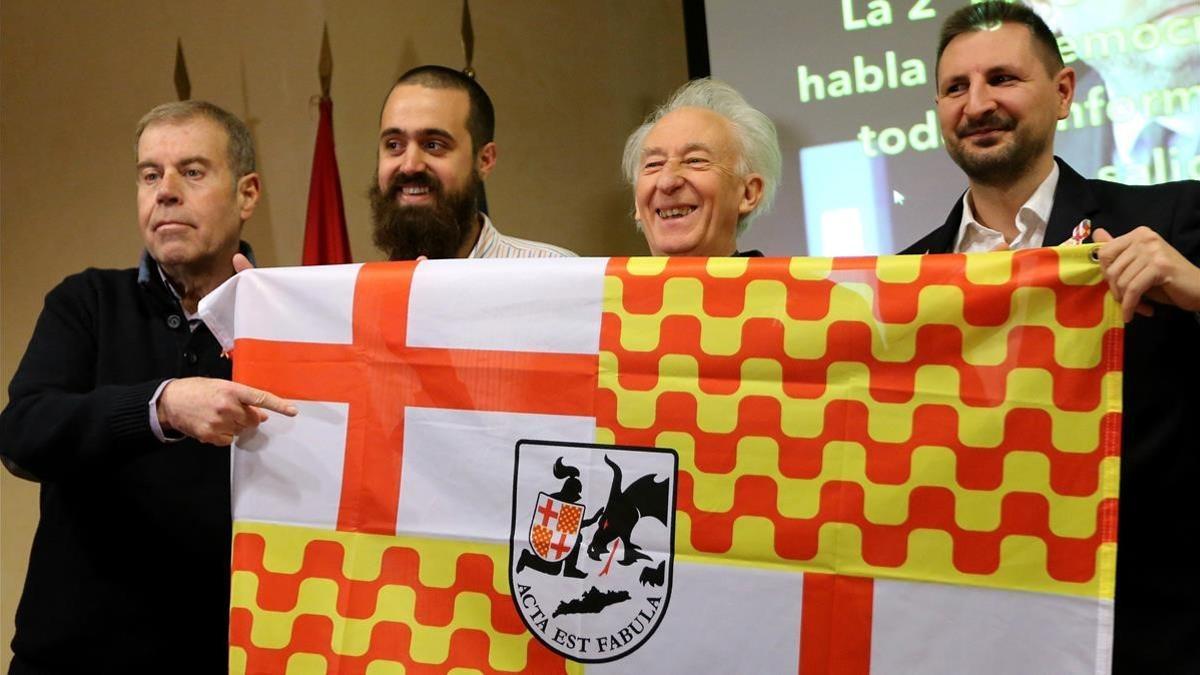 Rueda de prensa del Presidente de Tabarnia, Albert Boadella