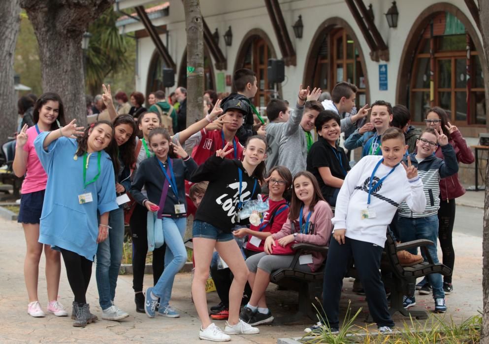 Actividad de convivencia escolar con motivo del día del libro en el Campo.