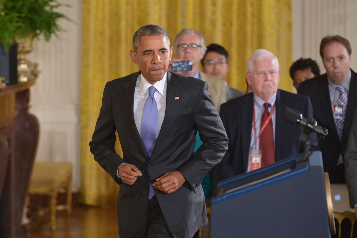 Barack Obama aparece en la Casa Blanca en Washington, tras el acuerdo nuclear con Irán, el 15 de julio de 2015.