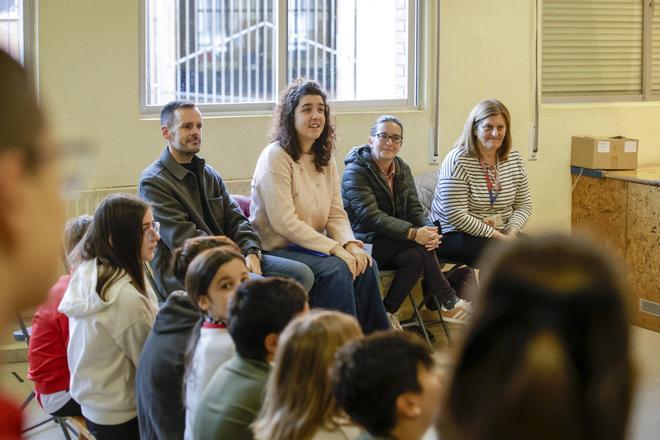 Los alumnos del Colegio Montevil proponen en Gijón un “Parque por los Derechos de la Infancia” diseñado por niños (en imágenes)