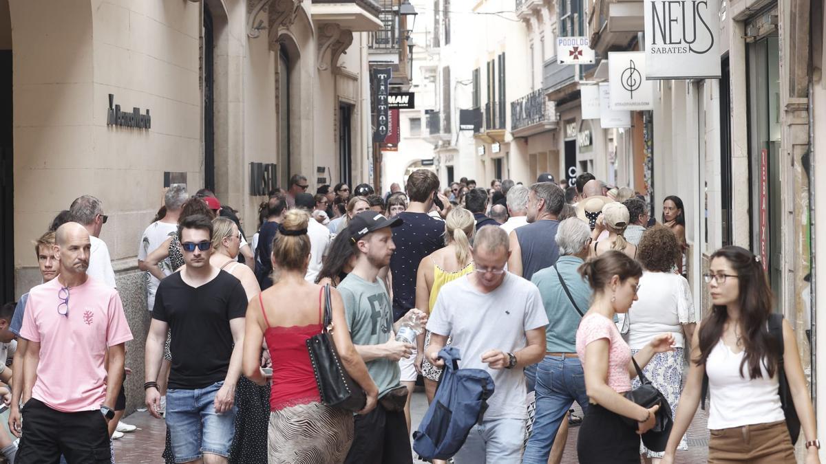 Horas de saturación en Palma.