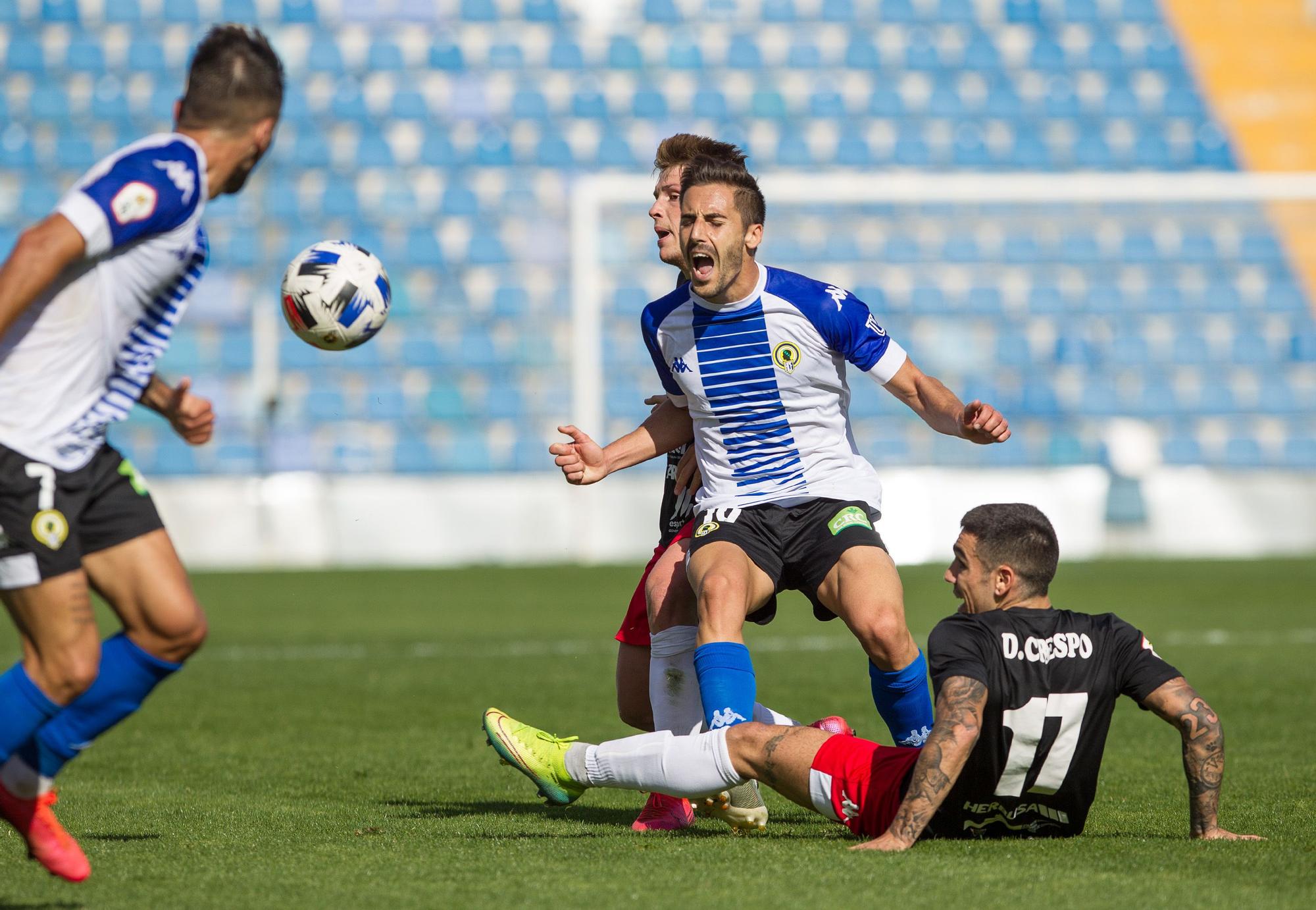 Las imágenes del partido Hércules - Peña Deportiva