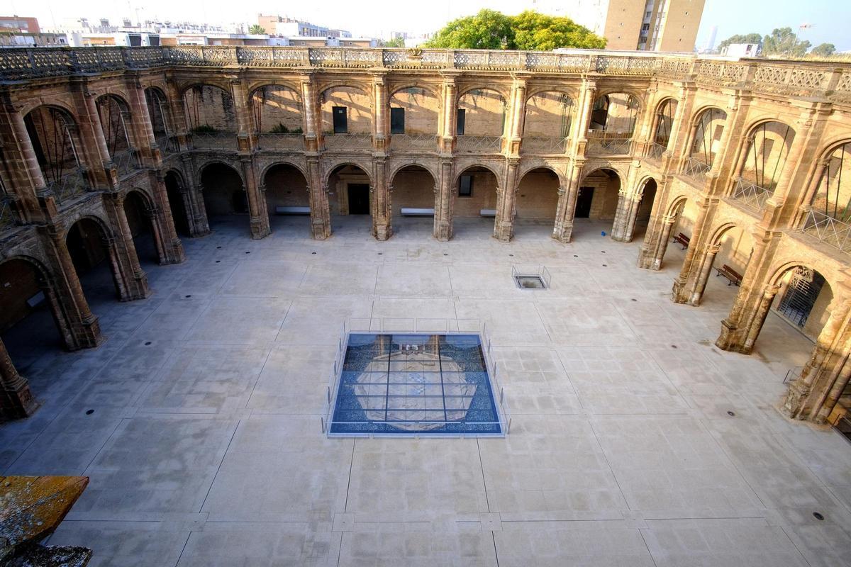 El monasterio de San Jerónimo tras la conclusión la primera fase de las obras.