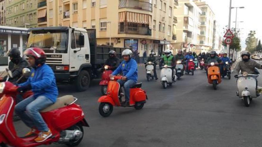 Encuentro de Vespas en Orpesa