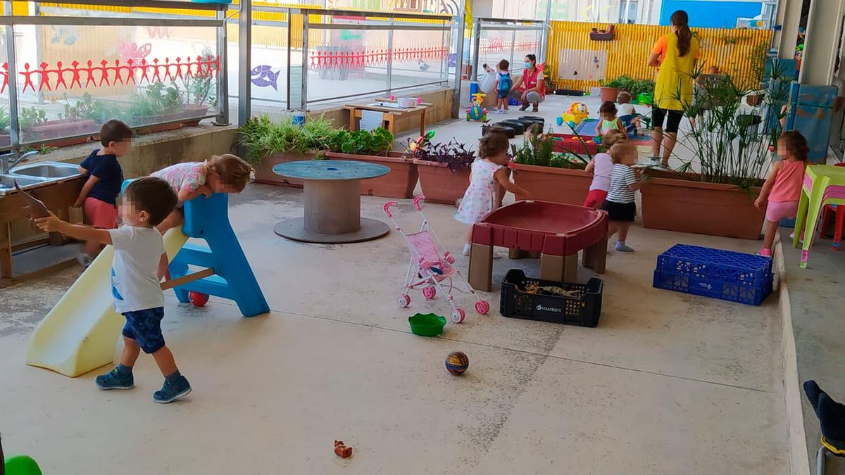 La Escuela Infantil Les Fontanelles, una de las tres &quot;escoletes&quot; municipales que hay en Benidorm.