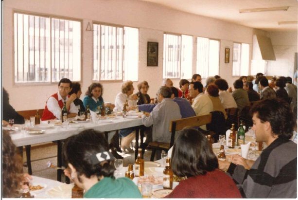 Celebración en el bar del Cánovas del Castill