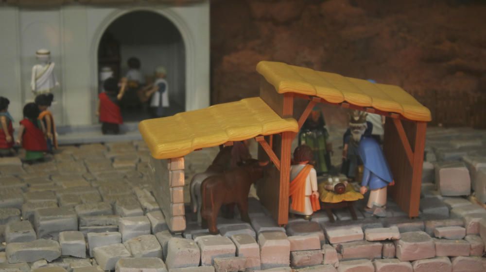 Belén de Playmobil en el Museo de Belenes de Mollina