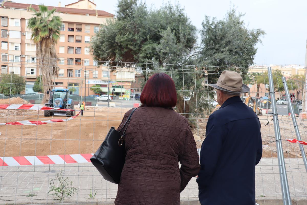 Así marchan las obras en el "agujero de la vergüenza" de Orriols