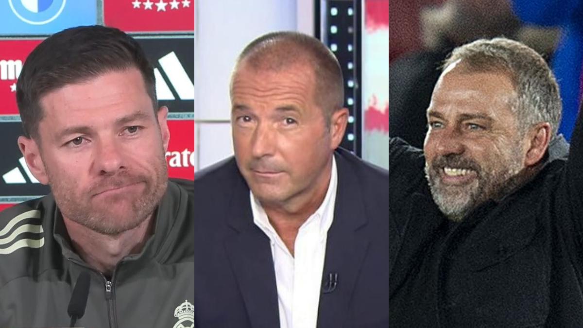 Xabi Alonso, Manu Carreño y Hansi Flick