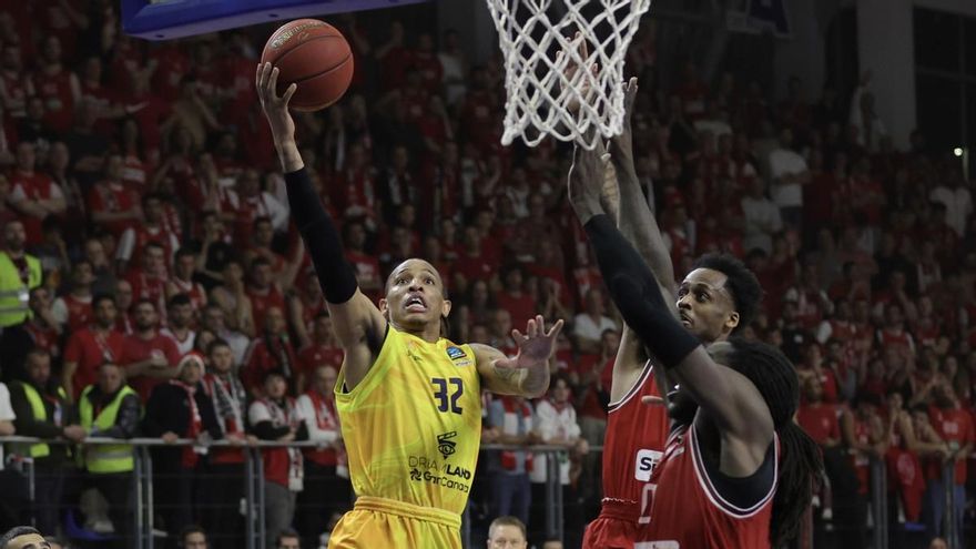 Un CB Gran Canaria negado en el tiro exterior claudica ante el Hapoel Tel Aviv en el estreno de la final de la Eurocup