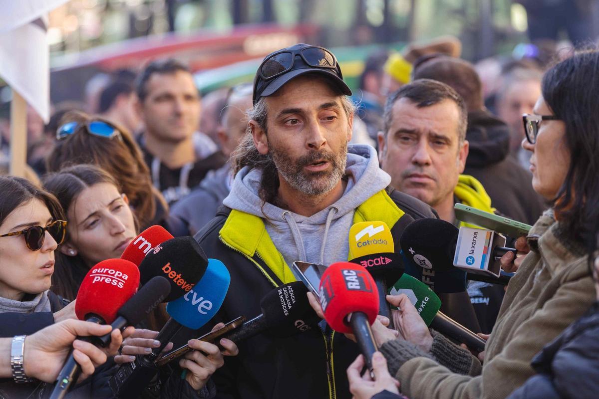 Les fotos de la marxa dels pagesos gironins cap a Barcelona