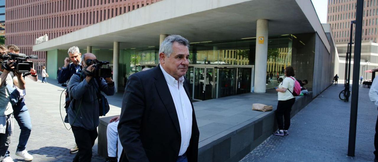 Víctor Terradellas després de declarar davant el jutge el passat 11 de maig. | RICARD CUGAT