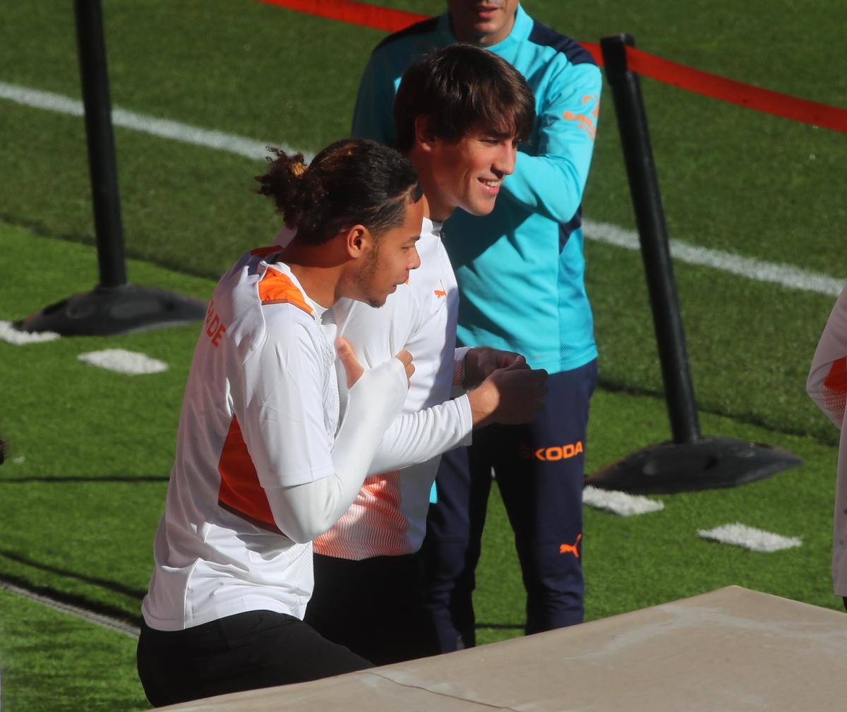 Así ha sido el entrenamiento de hoy del Valencia CF - Superdeporte
