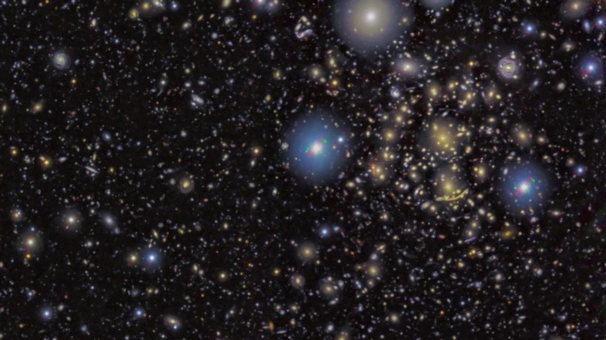 El IAC realiza un estudio para hallar la masa de más de 500 cúmulos de galaxias