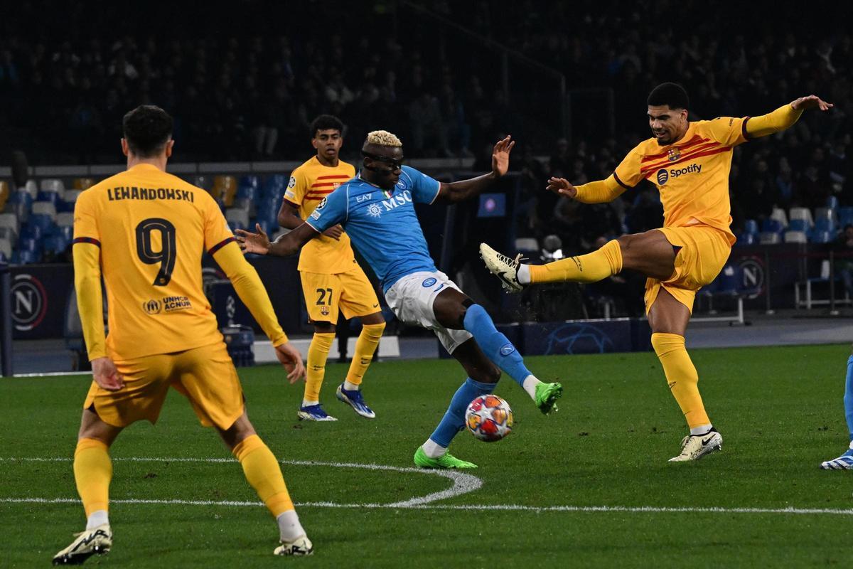 Champions League | Napoli - FC Barcelona, en imágenes.