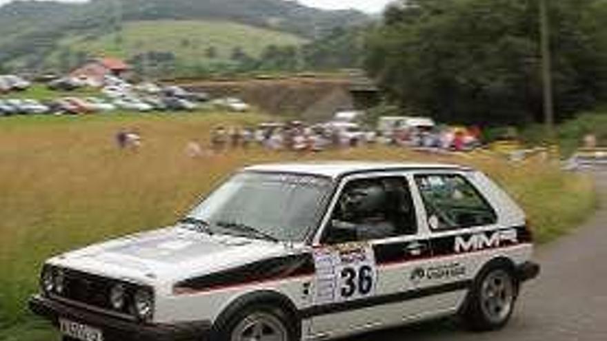 Cazaux, en el palmarés del Rally de Avilés