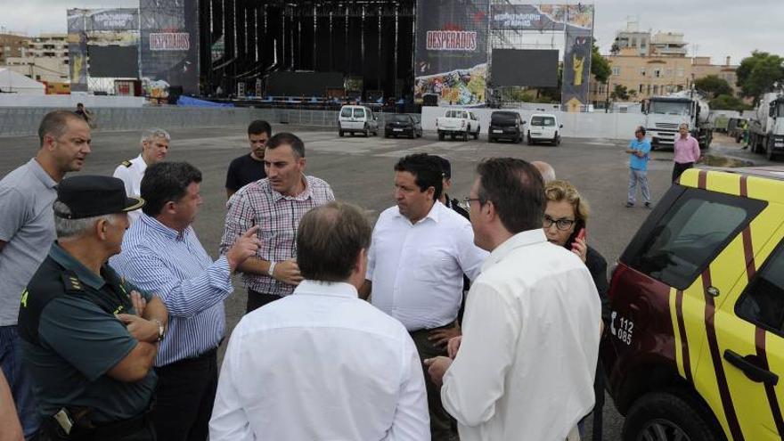 Arenal abre sus puertas tras la lluvia y la programación de hoy se mantiene