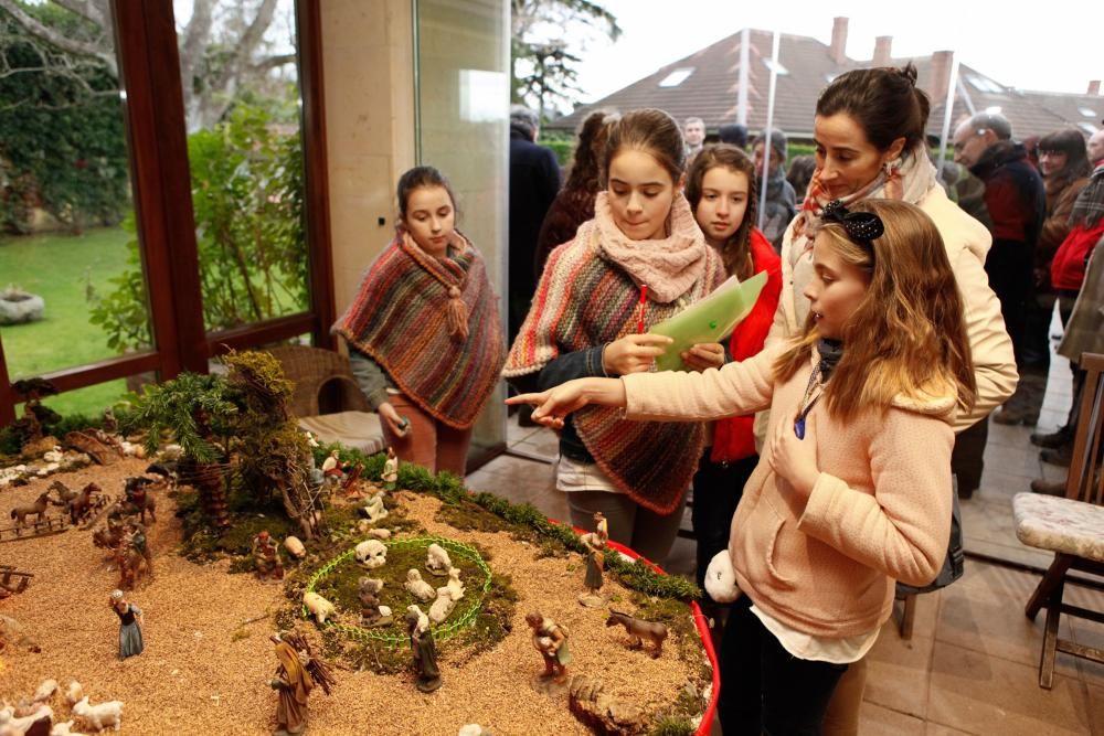 Concurso de belenes particulares de Somió, en Gijón