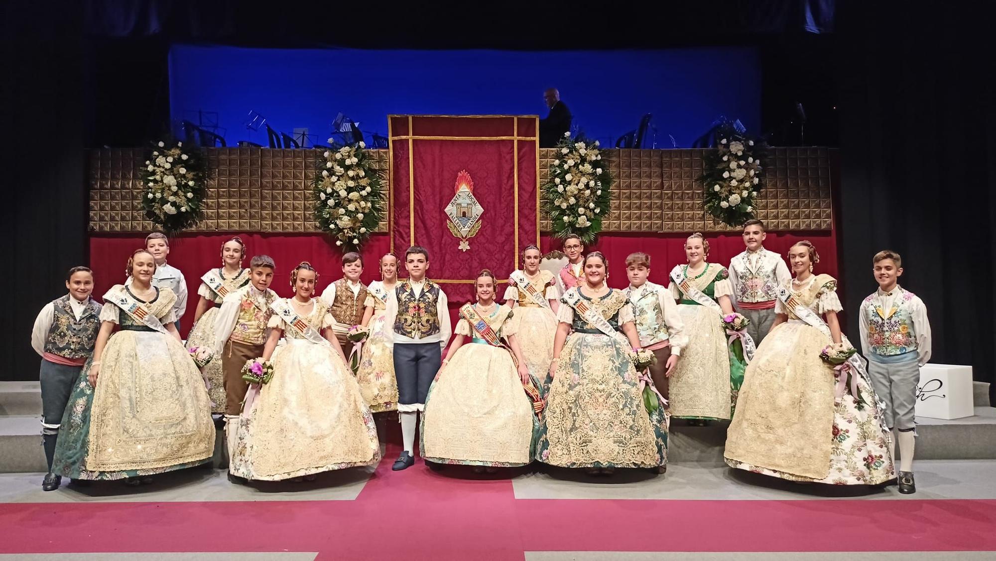 Presentación de la Fallera Mayor Infantil de Gandia, María de Sanfélix Colomina