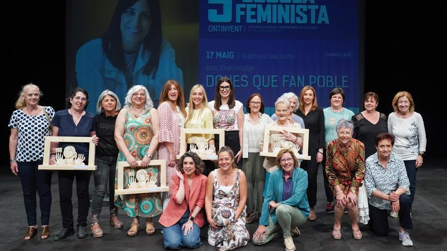 Ontinyent homenajea a cuatro mujeres que &quot;hacen pueblo&quot; dentro de la Escola Feminista