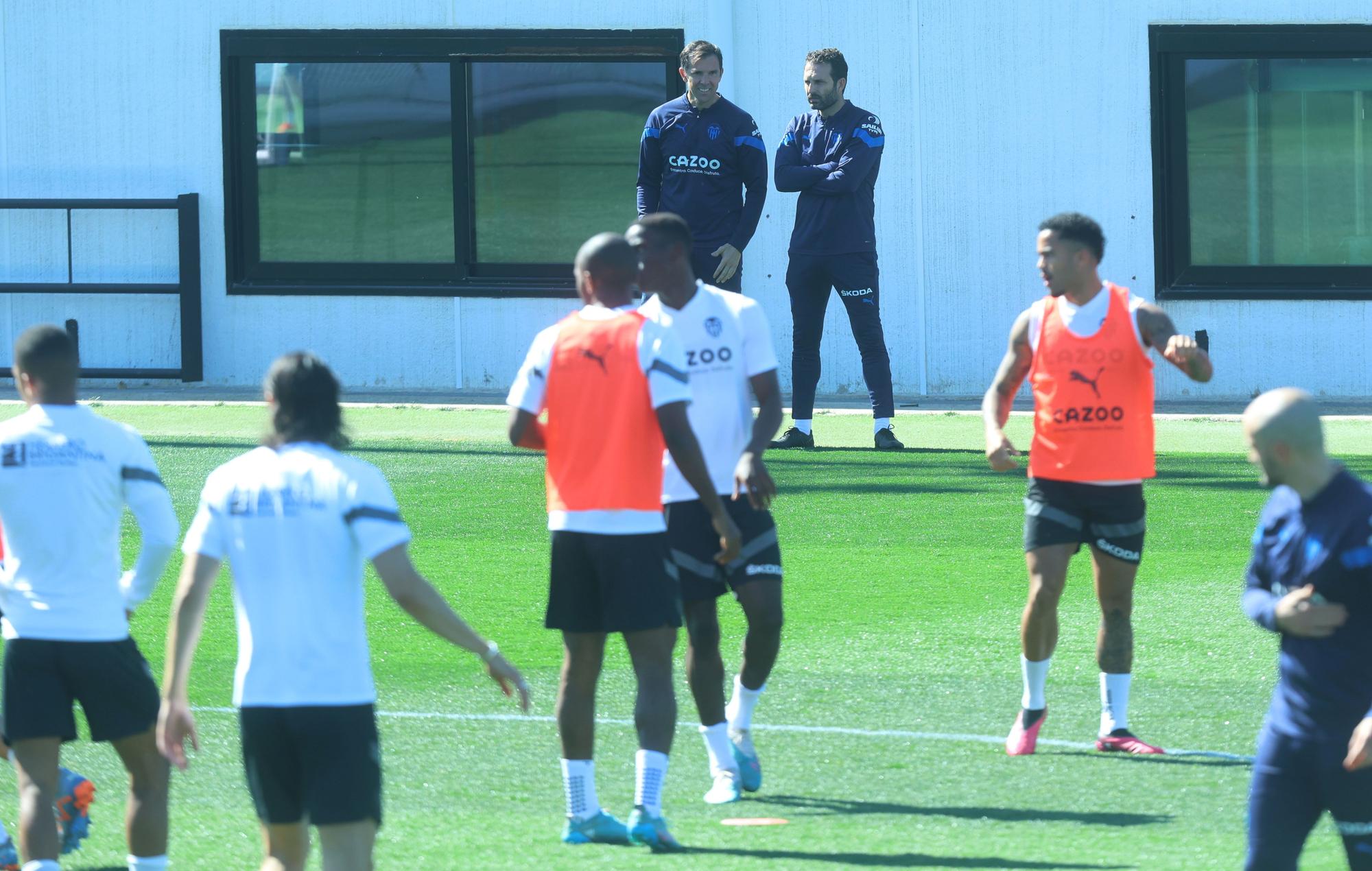 Así ha sido el entrenamiento del Valencia CF