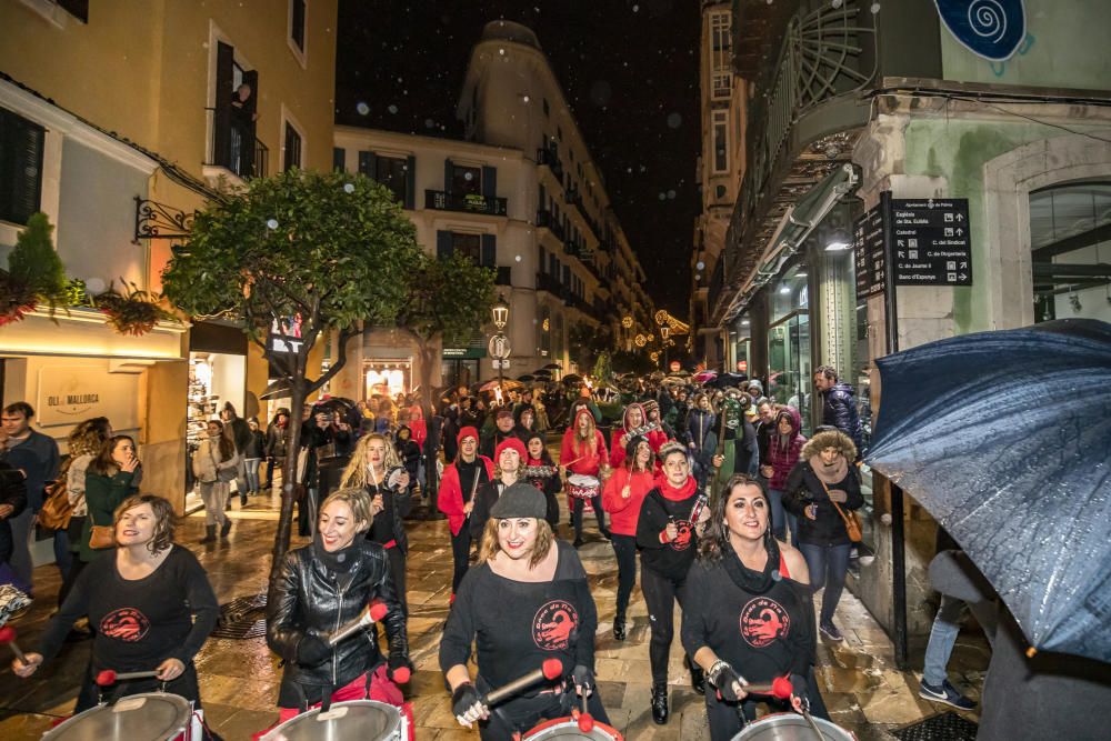 Sturmtief Gloria stört Palmas Patronatsfeier Sant Sebastià