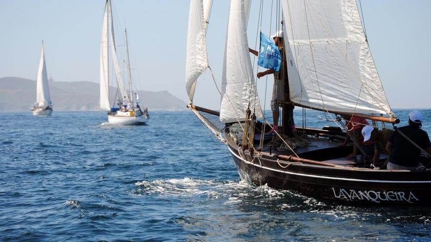 Un momento de la pasada edición de la Regata das Illas Atlánticas.