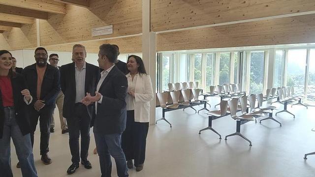 Un momento de la visita institucional del viernes a la gran infraestructura sanitaria. | G. NÚÑEZ