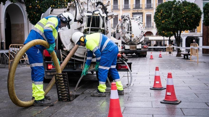 32.000 kilos de residuos extraídos de las alcantarillas y tuberías de Mérida