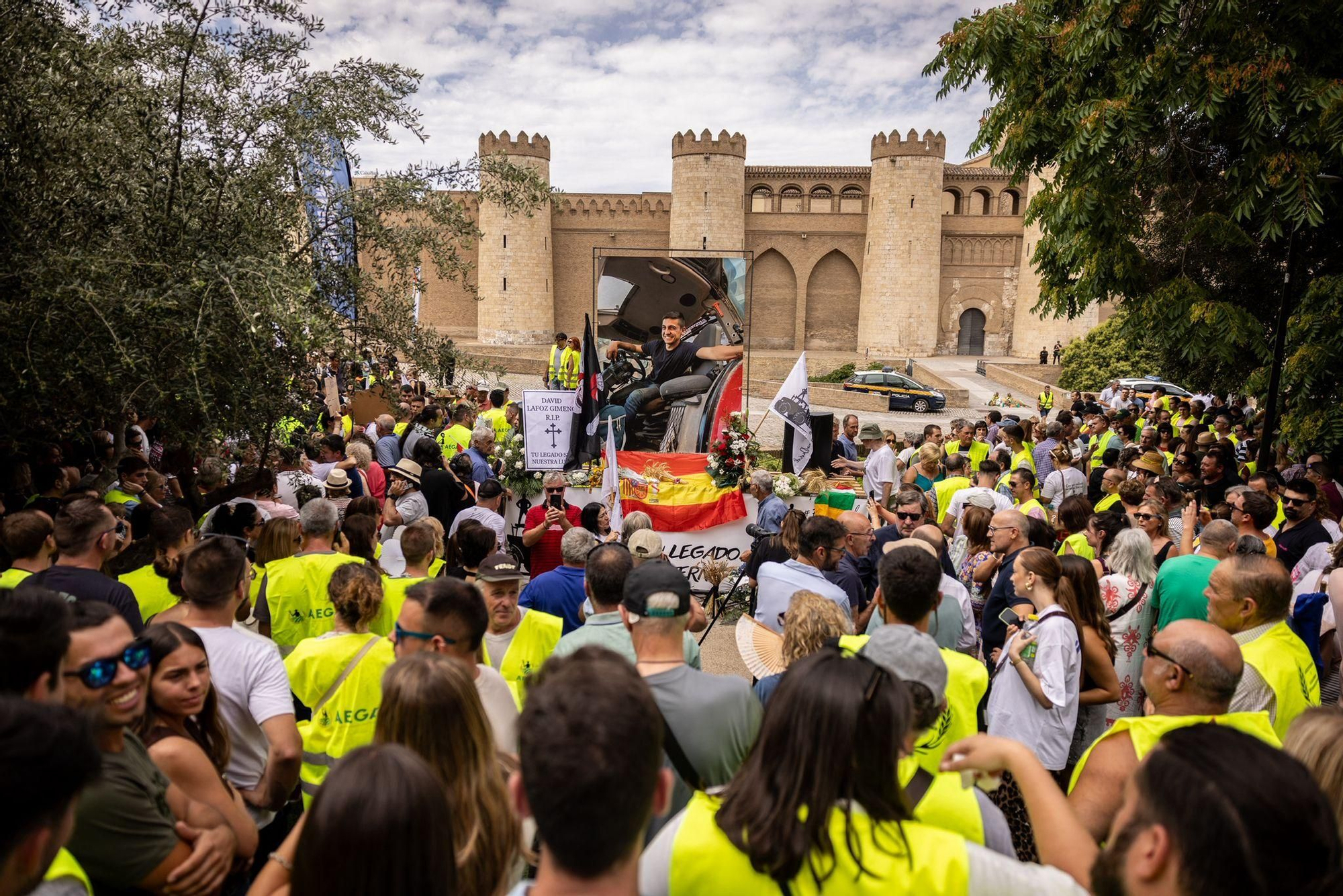 Homenaje al joven agricultor David Lafoz