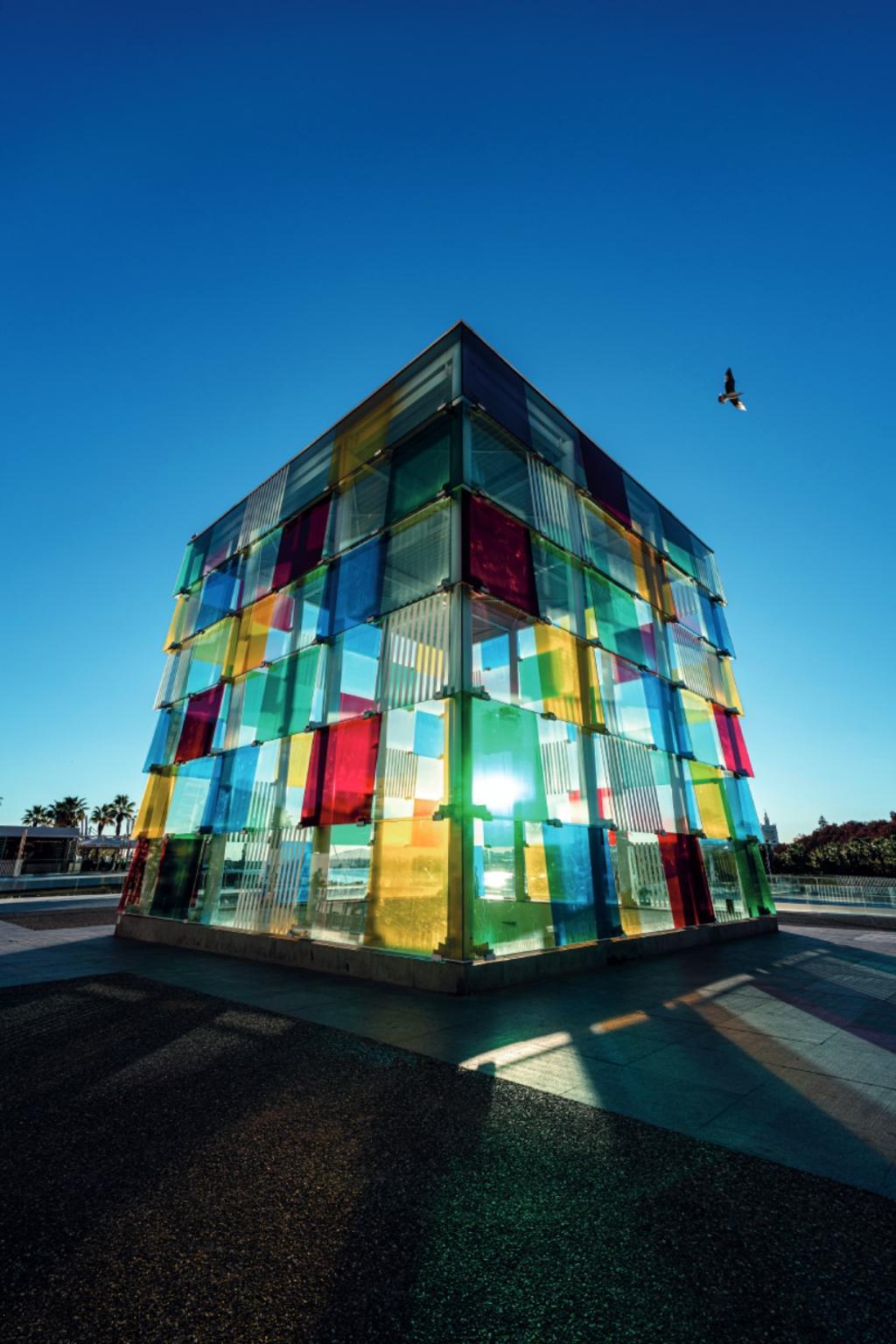 El Cubo del Centre Pompidou Málaga.
