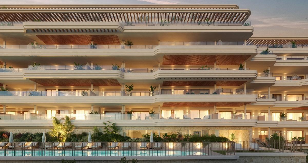 Una recreación de Kosmos, la promoción que Kronos Homes desarrolla en Torremolinos (Málaga).