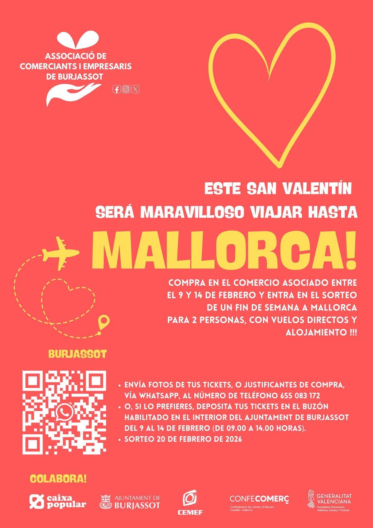 Campaña de San Valentín en el comercio de Burjassot.