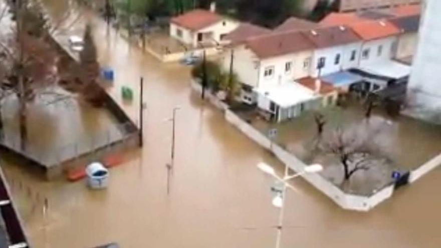 Inundación en Sada