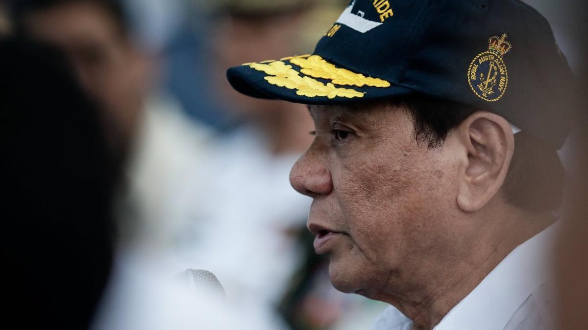 El Presidente de Filipinas, Rodrigo Duterte