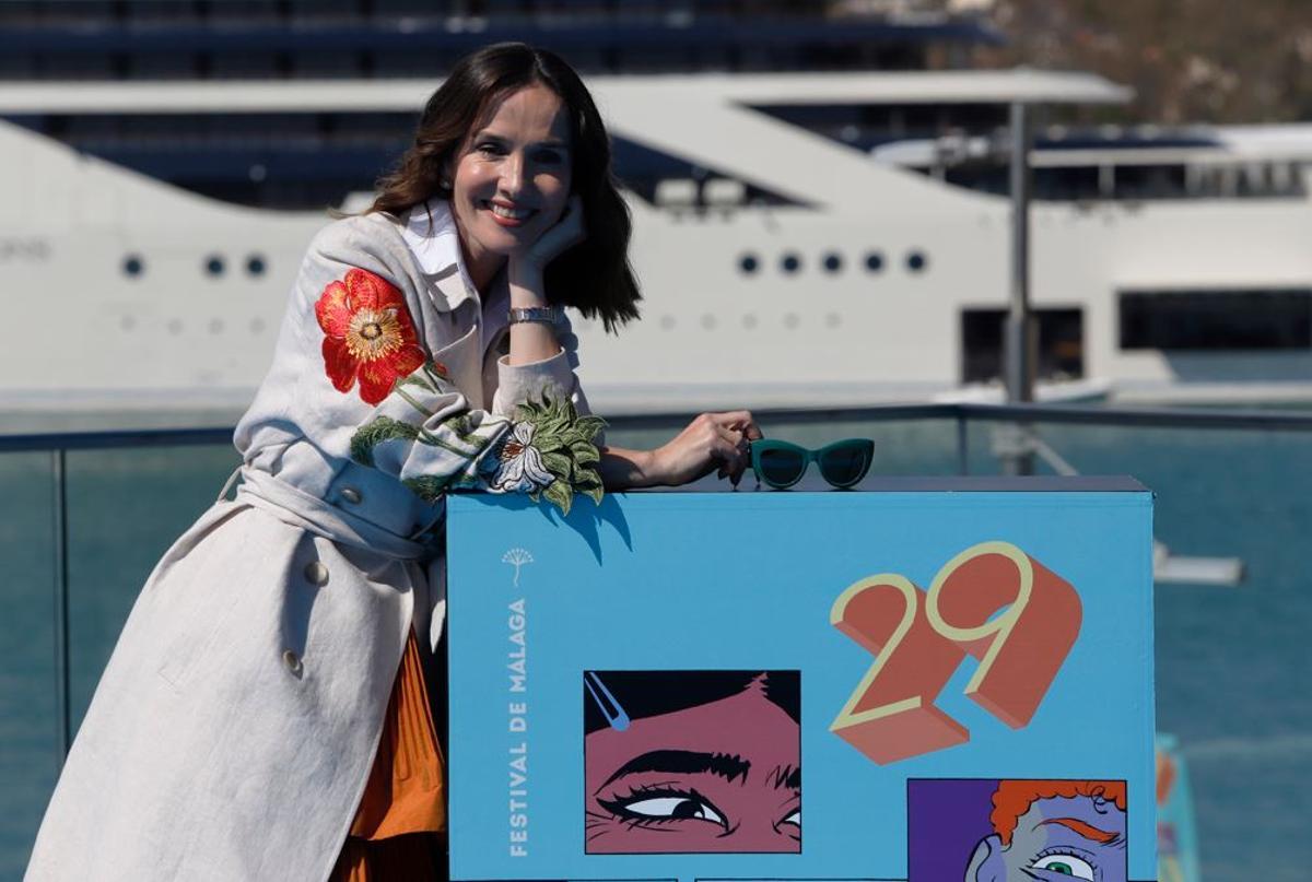 Natalia Oreiro, en el photocall del Muelle Uno