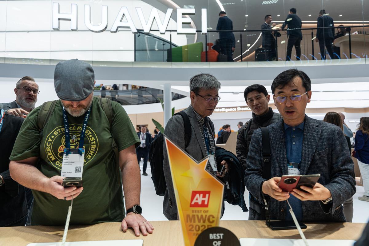 L'estand d'Huawei al Mobile World Congress