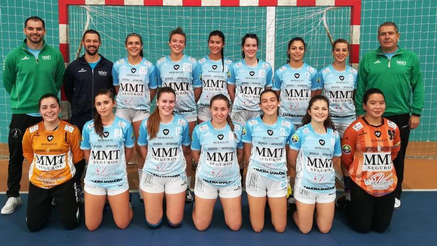 Conjunto sénior femenino del Balonmano Zamora.