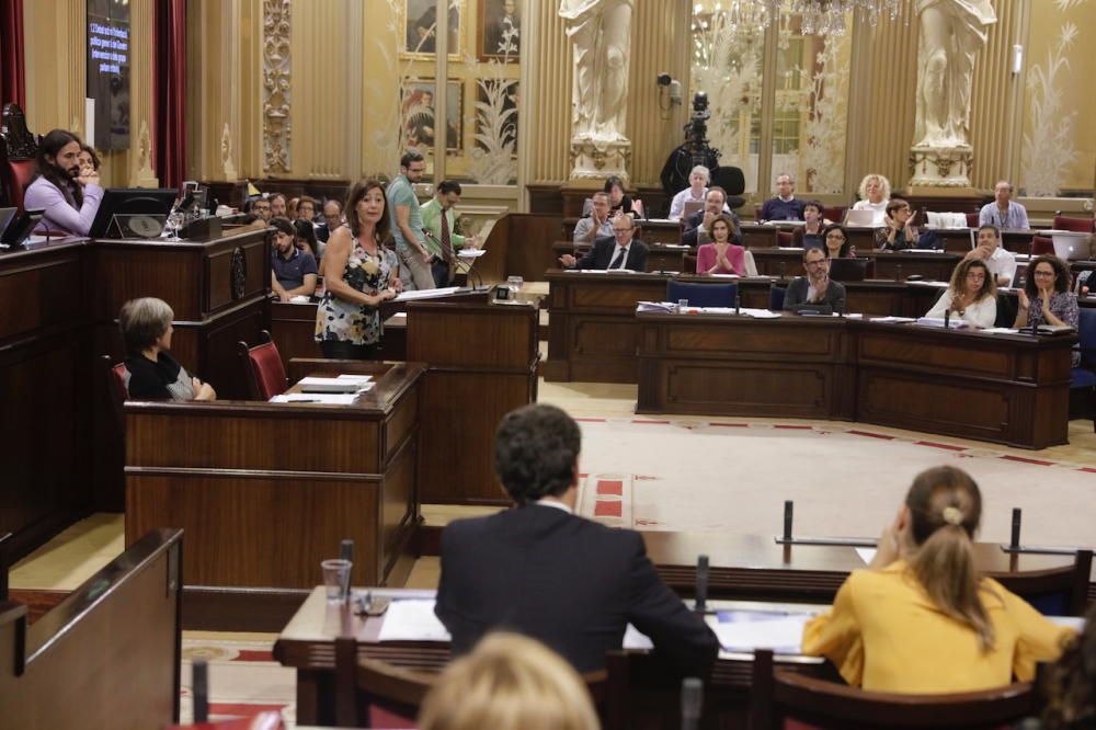 Segunda sesión del debate de política general en el Parlament de les Illes Balears