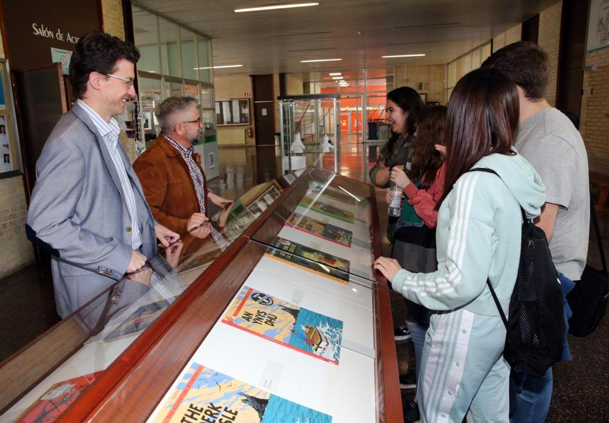 Auténtica devoción por Tintín en la Facultad de Filología