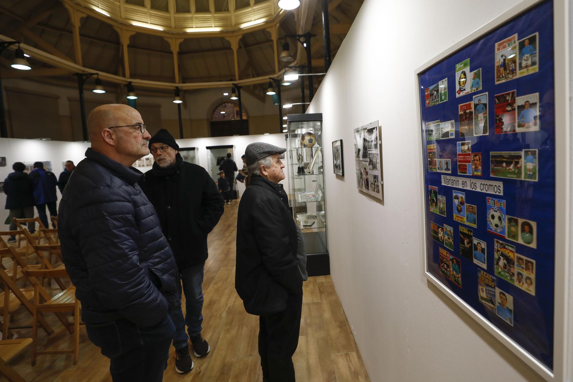 En imágenes: La Fundación Real Oviedo inaugura una exposición sobre la carrera de Marianín