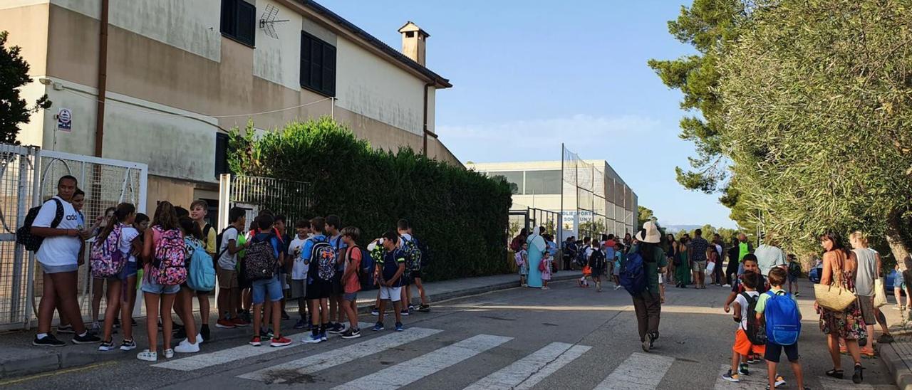 El CEIP de Son Juny, ayer, en el municipio de Sant Joan.