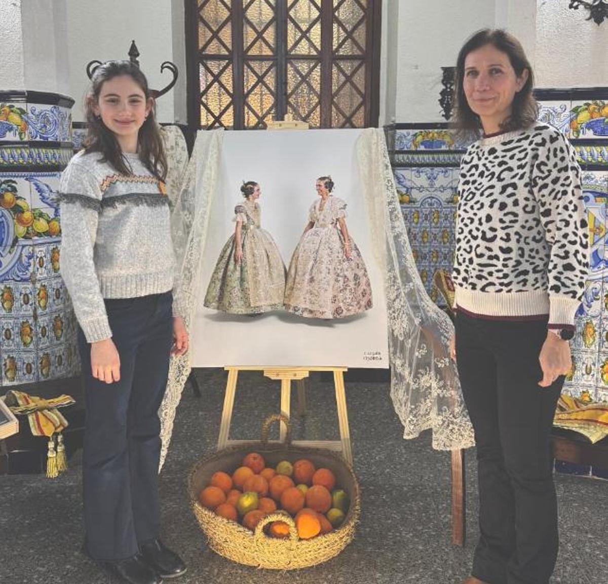 Laura y Nuria, días antes de su exaltación.