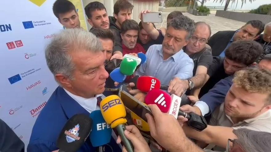 Las contundentes declaraciones de Laporta