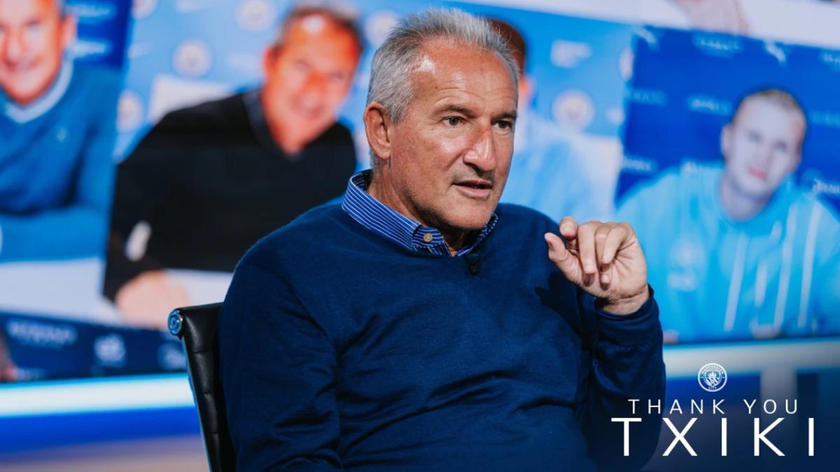 Txiki Begiristain hace un buen papel en el Manchester City